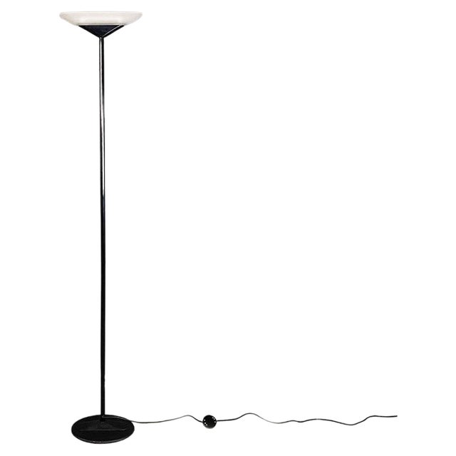 Metal and Glass Floor Lamp by Vincenzo Missanelli for Ladue, 1980s For Sale