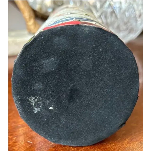 Late 20th Century Paper Mache" Vase For Sale - Image 5 of 5