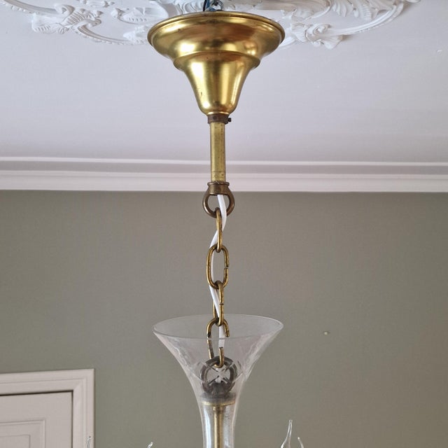 Large French Crystal Chandelier, 1930s For Sale - Image 14 of 15