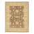 Transitional Paki Peshawar Handmade Wool Rug in a Warm Brown For Sale
