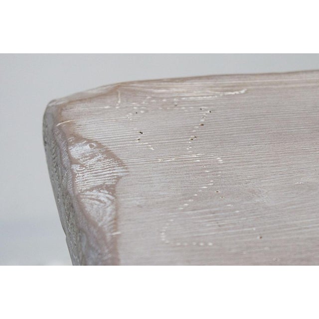 Artisan Table in Patinated Dove Gray Fir, 2010s For Sale - Image 3 of 8