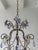 French French Rare Lavender Purple Crystal Prisms Murano Beaded Chandelier Lilac 1930 For Sale - Image 3 of 9