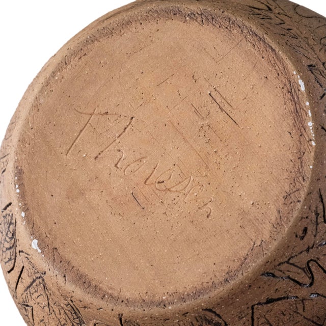 2000 - 2009 Signed Studio Art Pottery by Thoresen Pottery For Sale - Image 5 of 6