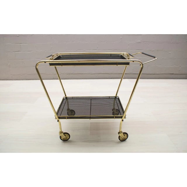 French Serving Cart, 1950s For Sale - Image 12 of 12