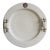 Large Vintage Italian White Glazed Majolica Pottery Charger/Platter, Mid 20th Century For Sale
