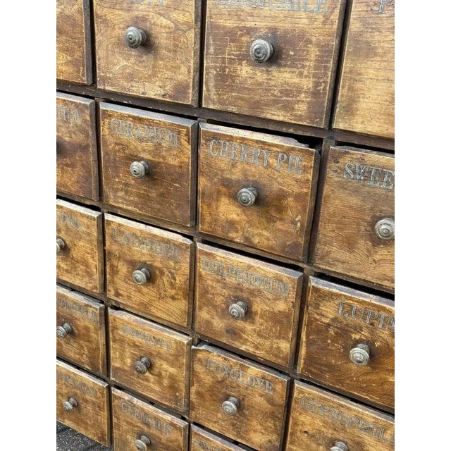 Antique Bank of Shop 25 Drawers For Sale - Image 10 of 18