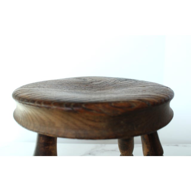 19th Century English Carved Hardwood Footstool For Sale In Los Angeles - Image 6 of 6