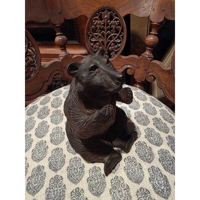Black Forest Bear Inkwell For Sale - Image 9 of 13