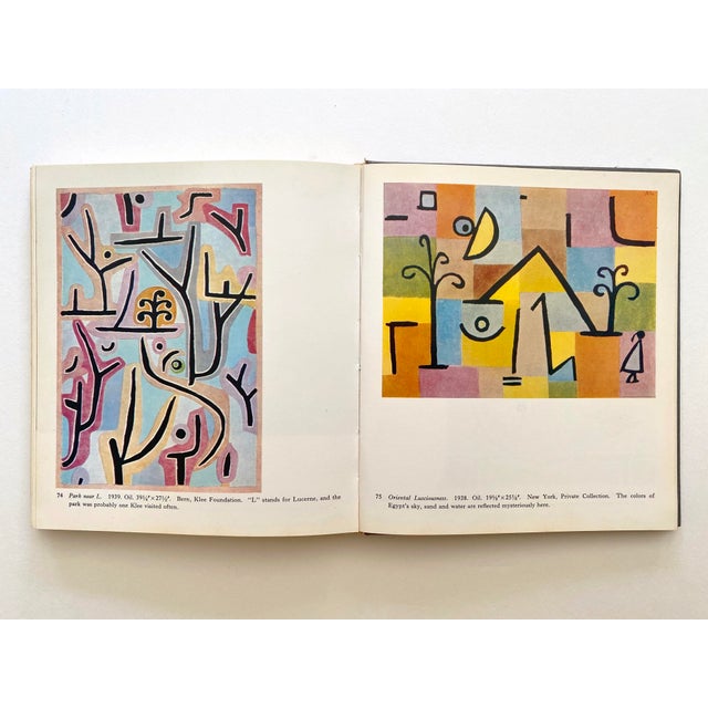 Paul Klee Vintage 1966 First Edition Lithograph Print Hardcover Mid Century Modernist Art Book For Sale - Image 10 of 12