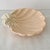 Vintage Fitz & Floyd ceramic seashell coquille shape trinket dish serving bowl in blush pink with white Trompe l’œil Sea...