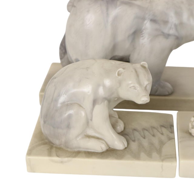 Vintage Animal Figurines Art in Marble Inuit, Canada, 1980s. Set of 3 For Sale - Image 18 of 18