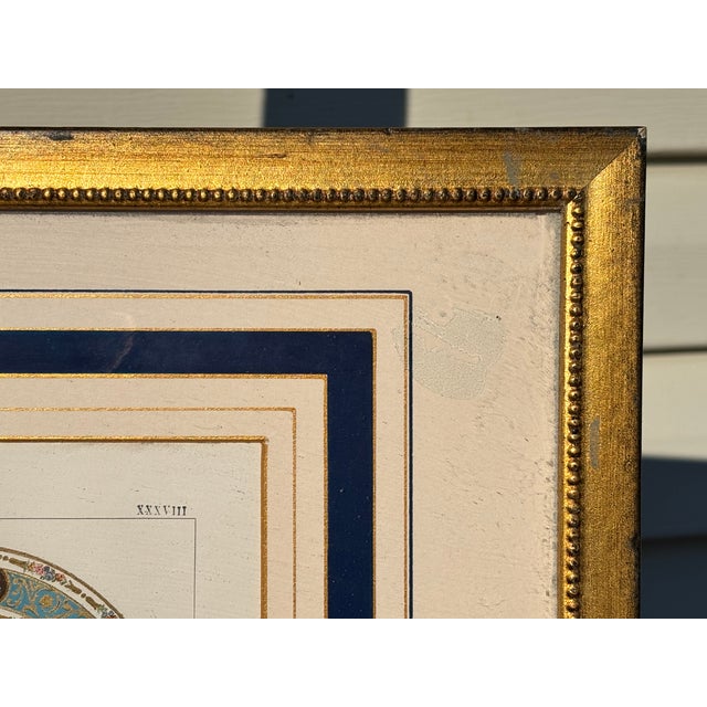 Original 19th C. French Print - Sevres Porcelains - Exceptional Color and Detail For Sale - Image 4 of 9