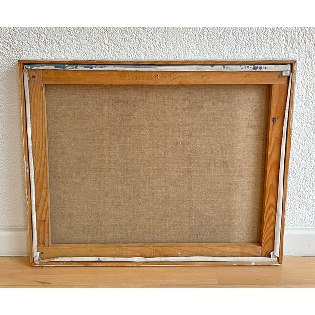 Lison Favarger, Cadences II, Oil on Canvas, 1980s, Framed For Sale - Image 10 of 12