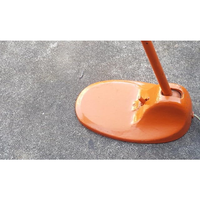 The lamp was probably subsequently painted This piece is attributed to the mentioned designer/maker. It has no attribution...