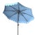 Contemporary Venice Single Scallop 9ft Crank Outdoor Push Button Tilt Umbrella - Baby Blue For Sale - Image 3 of 5