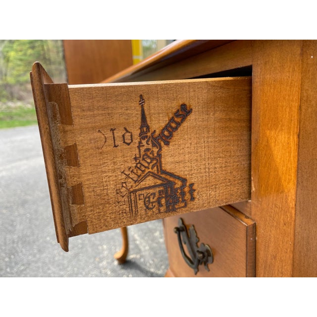 Old Meetinghouse Solid Maple Desk For Sale - Image 12 of 13