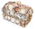 Vintage Shell Encrusted Domed Lid Box For Sale