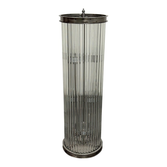 Wah Sing Lamp Company Glass Rod Floor Lamp For Sale