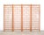 Mid-Century Four-Panel Teak Geometric Screen or Room Divider For Sale - Image 18 of 18