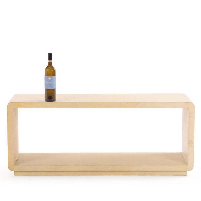 Contemporary Contemporary Parchment Coffee Table or Bench For Sale - Image 3 of 7