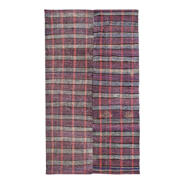 Vintage Decorative Turkish Rag Rug - 5`5" X 9`4" For Sale