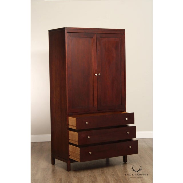 Stickley Metropolitan Collection Cherry Door Chest For Sale In Philadelphia - Image 6 of 11