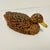 1950s Arts & Crafts Boho Chic Adirondack Pine Cone & Paper Mache’ Duck Figurine For Sale - Image 12 of 16