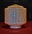 Modern Modernist Art Deco French Chrome, Porcelain and Opaline Glass Table Lamp, 1940s For Sale - Image 3 of 18