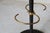Mid-Century Black Metal and Brass Coat Rack attributed to Jacques Adnet, France, 1950s For Sale - Image 9 of 14
