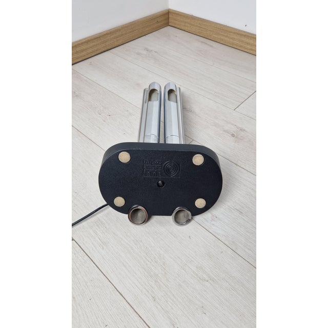 Table Lamp Mod T443 in Chrome with Four Lights by Mario Faggian for Lights, 1954 For Sale - Image 12 of 16