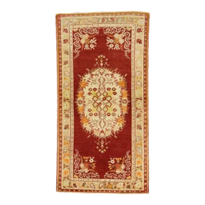 Vintage Turkish Oushak Rug - 03'04 X 06'06