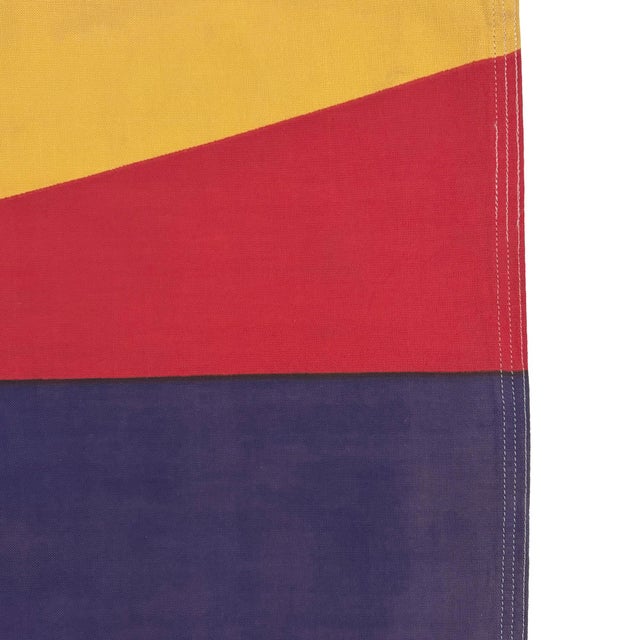 Late 20th Century Vintage Faded Cotton State Flag of Arizona For Sale - Image 5 of 5