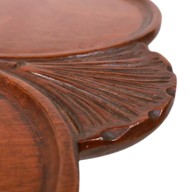 Wood Early 19th Century Georgian Hand-Carved Mahogany Tilt-Top Supper Table For Sale - Image 7 of 13