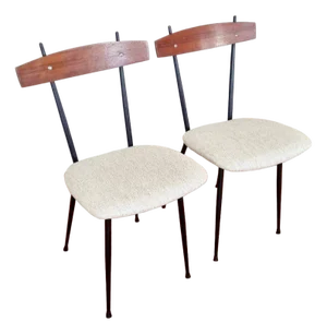 Set of Mid-Century Dining Chairs, Italy, 1960s