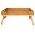 Boho Chic Artifacts Rattan Breakfast Tray/Table in Honey Brown For Sale - Image 3 of 6