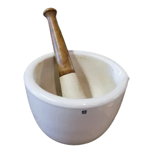 Vintage Coors Porcelain Mortar and Pestle