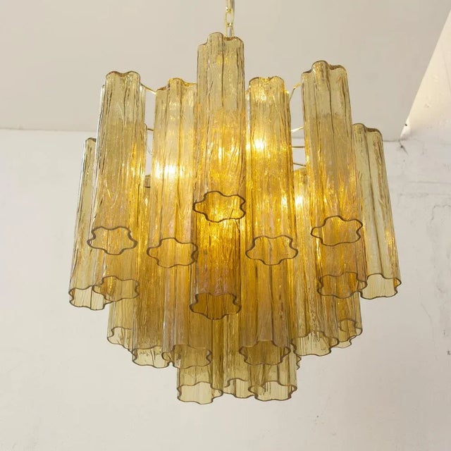 Suspension Lamp in Murano Glass, Italy, 1990s For Sale - Image 11 of 12