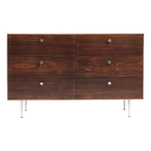 Rosewood Thin Edge Dresser by George Nelson for Herman Miller, C. 1950s For Sale