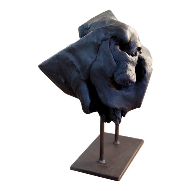 Matka Yakisugi Abstract Modern Organic Sculpture For Sale