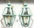 2020s Exquisite Pair of Vintage Solid Brass Hexagonal Hanging Lanterns - 24” X 16” For Sale - Image 5 of 16