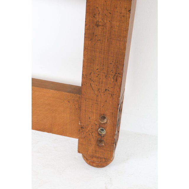 Wood Mid 20th Century Louis XV Style Carved King Headboard For Sale - Image 7 of 11