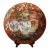1970s Macau Famille Rose Satsuma Style Raised Figural Charger Plate For Sale
