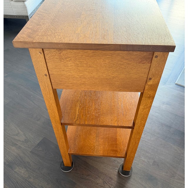 Stickley Stickley Mission / Arts & Crafts Oak Server / Console / Buffet – Model 640 – Fayetteville Finish For Sale - Image 4 of 11