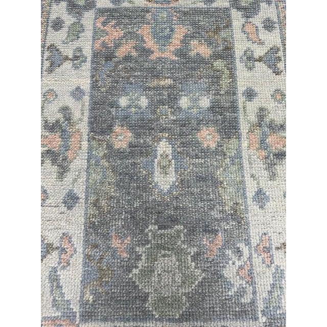 Contemporary Turkish Oushak Rug 2'2" x 3'4" For Sale - Image 3 of 6