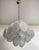 Vintage Italian Murano Chandelier with 36 White Disks, 1979 For Sale - Image 16 of 18
