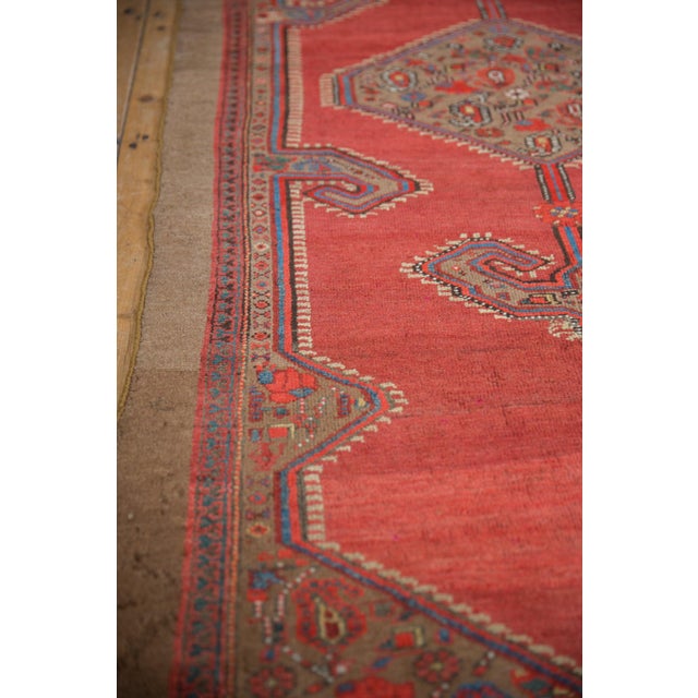 Textile 1920s Antique Persian Serab Camel Hair Multicolor Rug Runner For Sale - Image 7 of 9