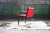 Knoll 1990s Mid Century Modern Red Flat Chromed Bar Brno Chair Mies Van Der Rohe For Sale - Image 4 of 11