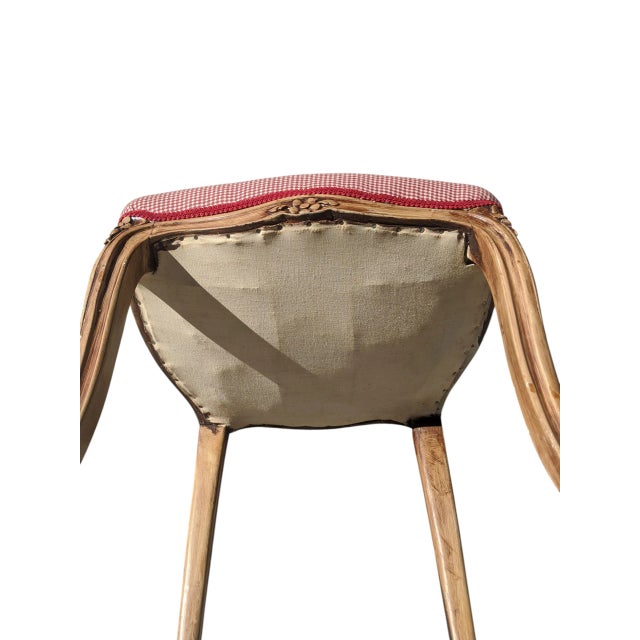 Early 20th Century Victorian Upholstered Parlor Chair For Sale - Image 4 of 18