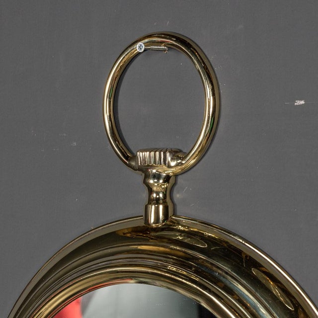 20th Century Striking Collection of Pocket Watch Shaped Mirrors, 1970s, Set of 8 For Sale - Image 12 of 18