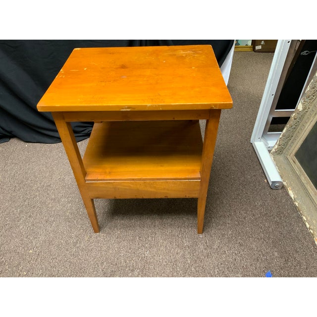 American Pine Side Table For Sale - Image 3 of 8